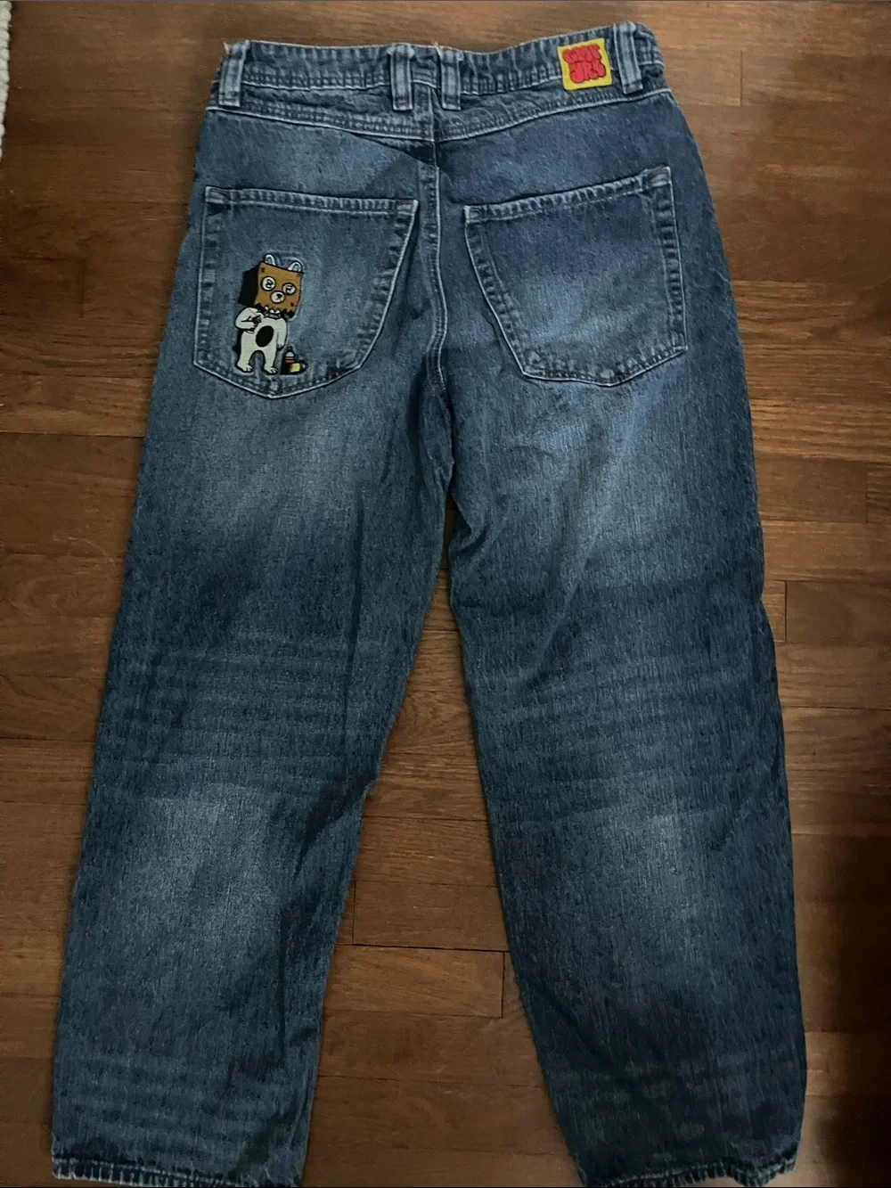 Empyre Relaxed Fit Jeans in Washed Blue
